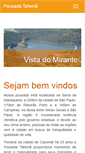 Mobile Screenshot of pousadatalismatucunare.com.br